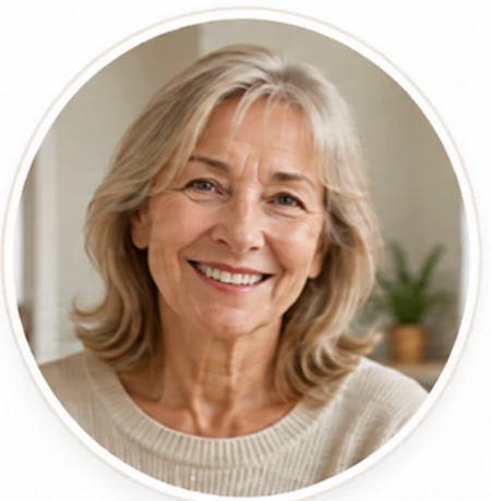 Margareth R., 61, smiling Cardio Clear customer