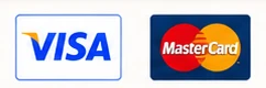 Visa and Mastercard accepted